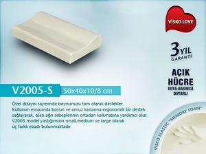 Visko Love V2005-L Boyun Destekli Visco Yastık - 2